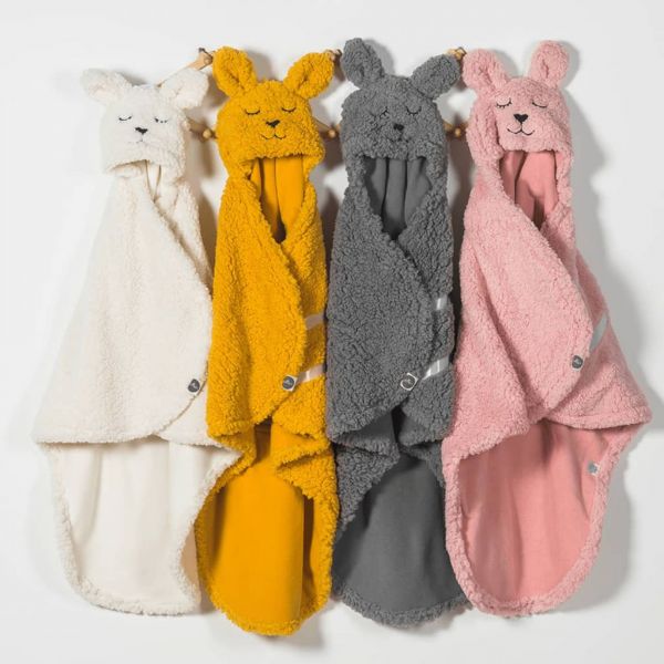 Couverture câline Bunny mustard