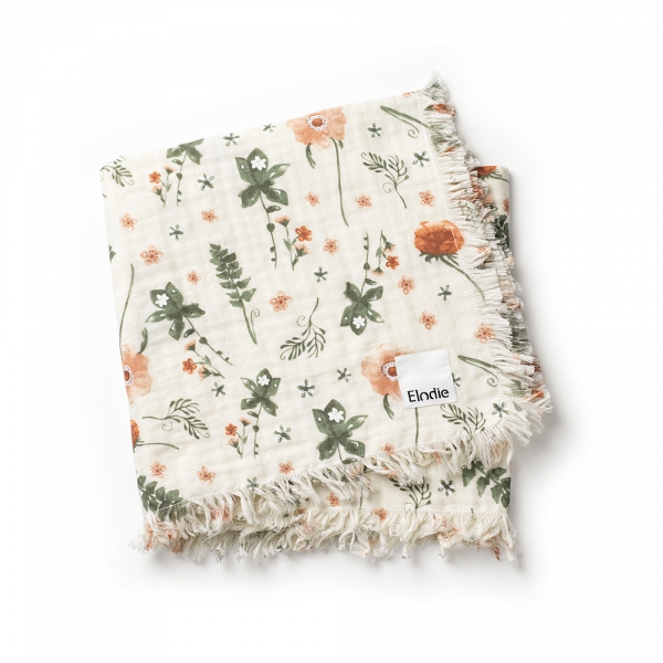 Couverture bébé coton doux 75x100 cm Meadow Blossom