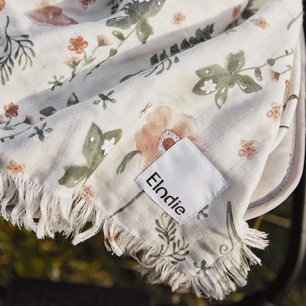 Couverture bébé coton doux 75x100 cm Meadow Blossom
