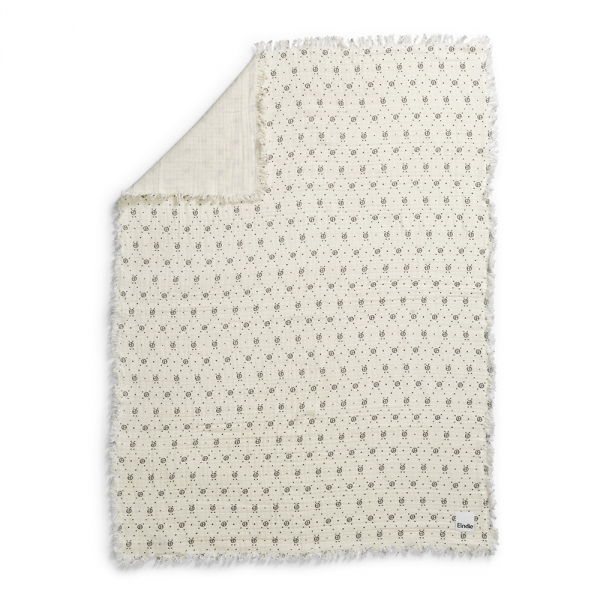 Couverture bébé coton doux 75x100 cm Monogram