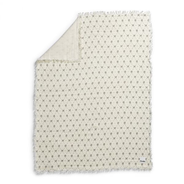 Couverture en coton froissé Monogram