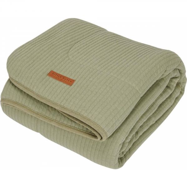 Couverture de berceau Pure & soft - Pure Olive
