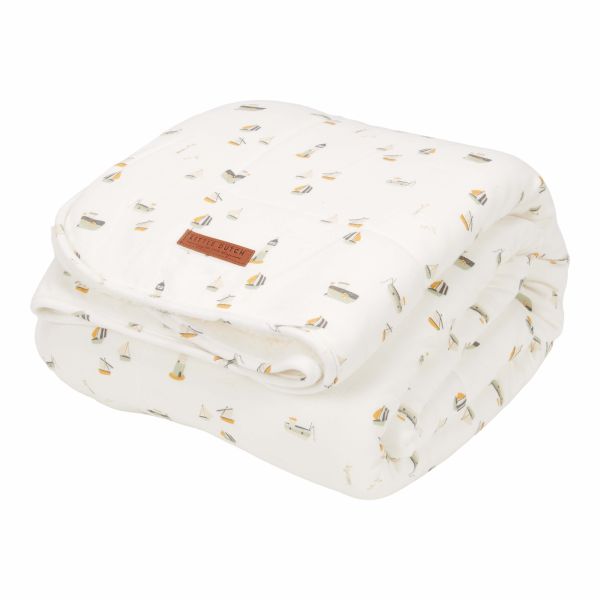 Couverture de berceau Sailors Bay White 70 x 100 cm