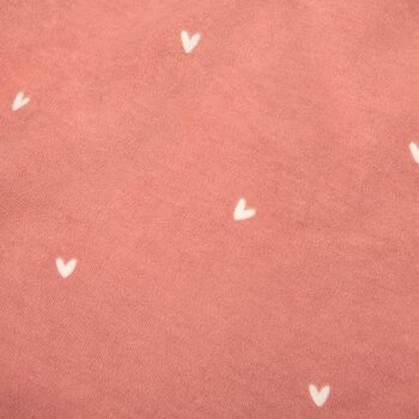 Couverture d' Emmaillotage - Cœurs rose