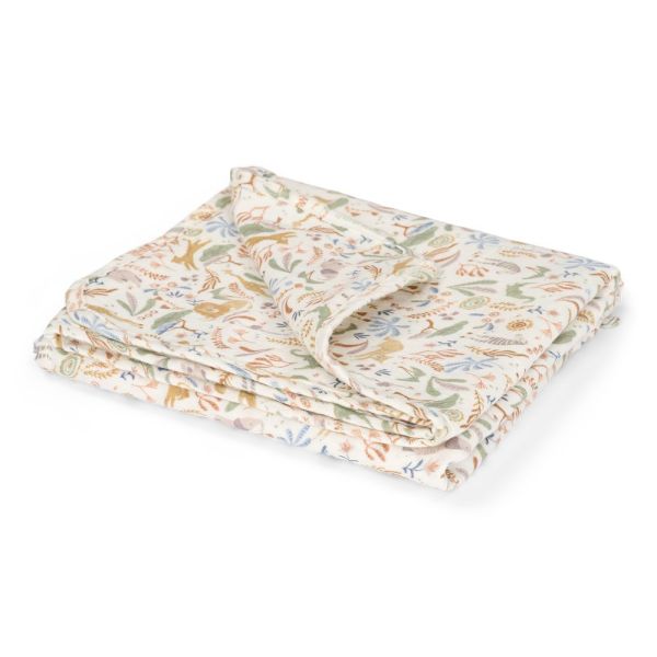Couverture d'été pour lit bébé - Safari Wonders - 110 x 140 cm