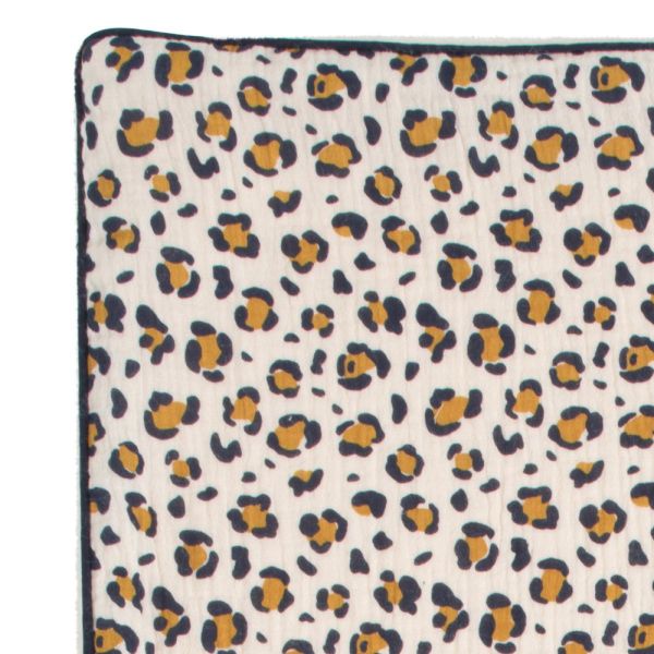 Couverture bébé 75 x 100 cm Léopard foncé