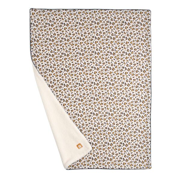 Couverture bébé 75 x 100 cm Léopard foncé