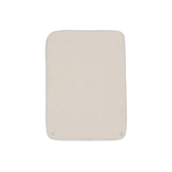 Couverture bébé chaude 100 x 150 cm Basic Jersey Sherpa Oatmeal