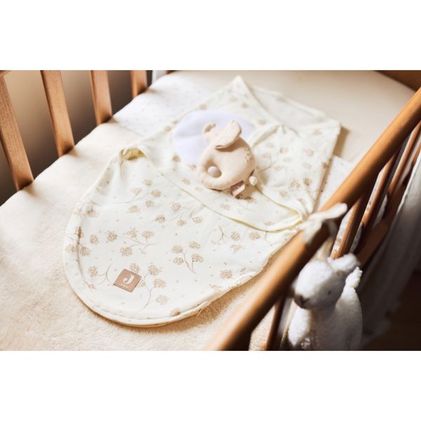 Couverture bébé chaude 100 x 150 cm Basic Jersey Sherpa Oatmeal