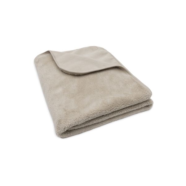 Couverture bébé chaude 100 x 150 cm Basic Jersey Sherpa Warm Sand