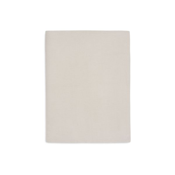 Couverture bébé tricot 100 x 150 cm Oatmeal