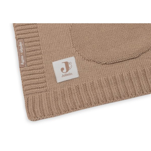 Couverture bébé tricot 100 x 150 cm Miffy Biscuit
