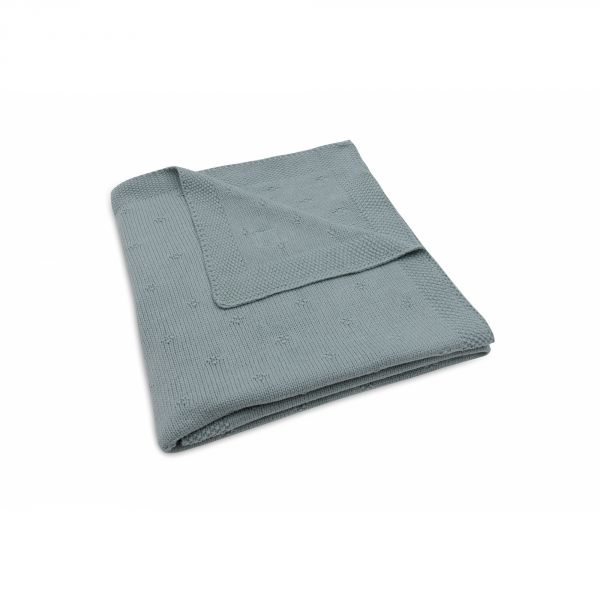 Couverture bébé 100x150 cm Cosy Knit Sea Green