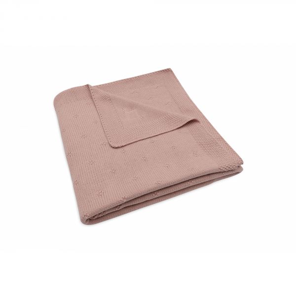 Couverture bébé 100x150 cm Cosy Knit Wild Rose