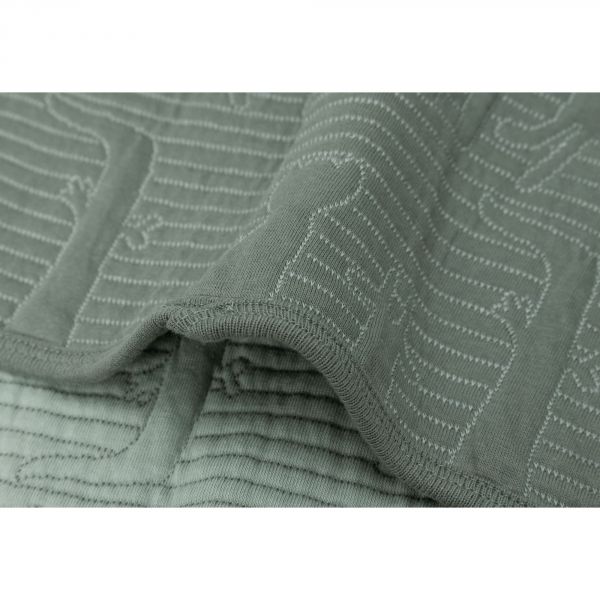 Couverture bébé 100x150 cm Jungle Jambo Ash Green et Laurel