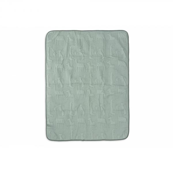 Couverture bébé 100x150 cm Jungle Jambo Ash Green et Laurel