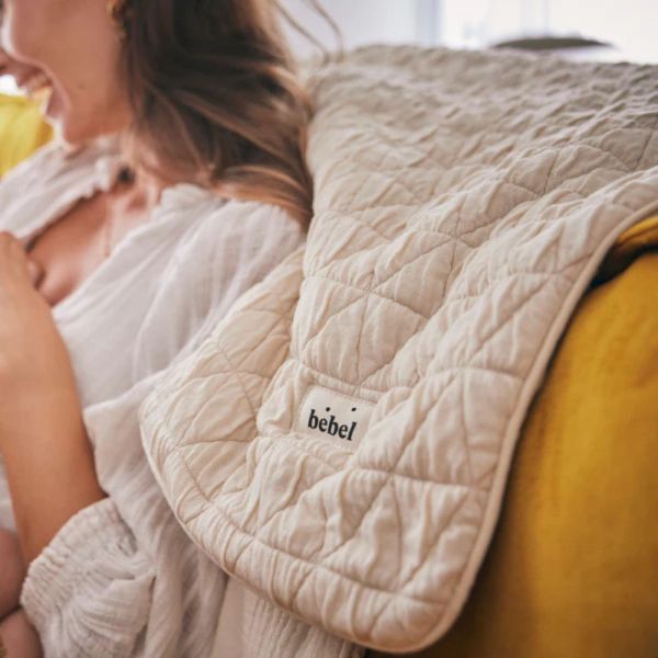Couverture matelassée Comme un bonbon Crème