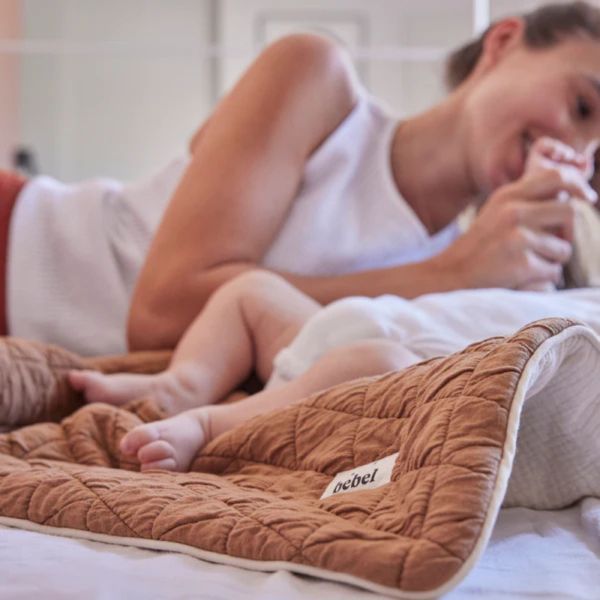 Couverture matelassée Comme un bonbon Crème