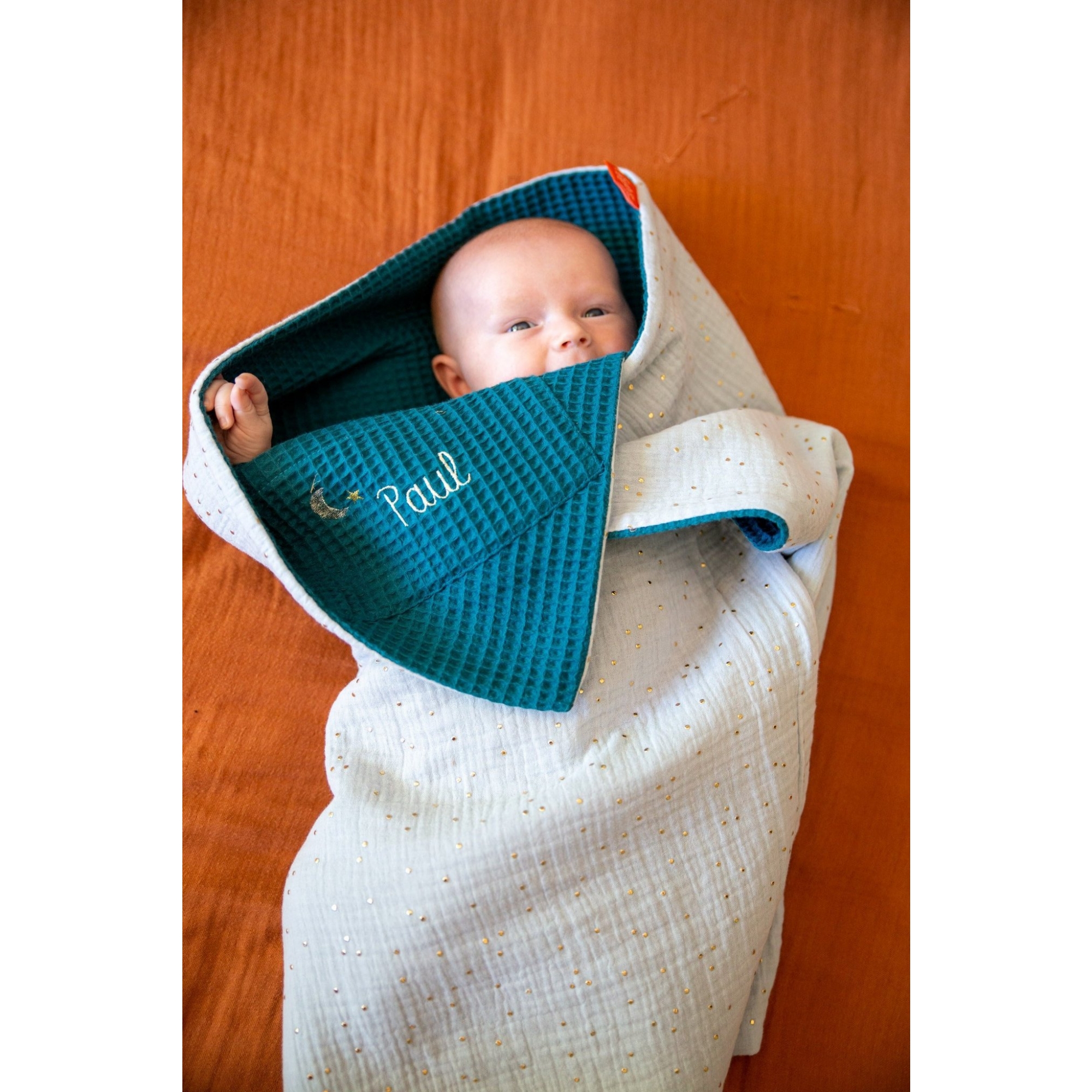 couverture BIO hiver b\u00e9b\u00e9 bateaux