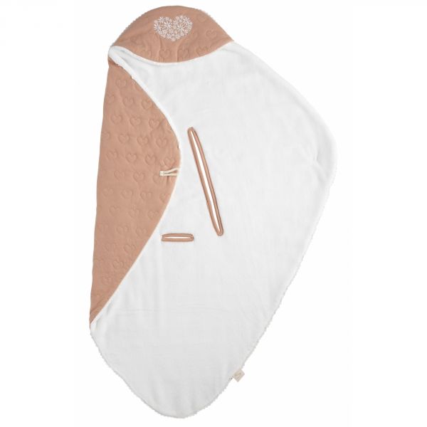 Couverture nomade bébé Petit coeur