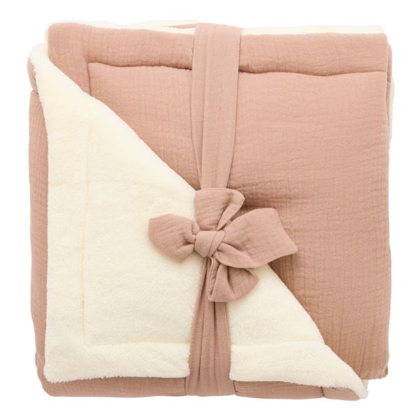 Couverture polaire doublée Mocha