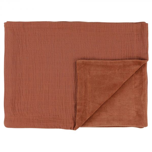 Couverture polaire Bliss Rust - 75 x 100 cm