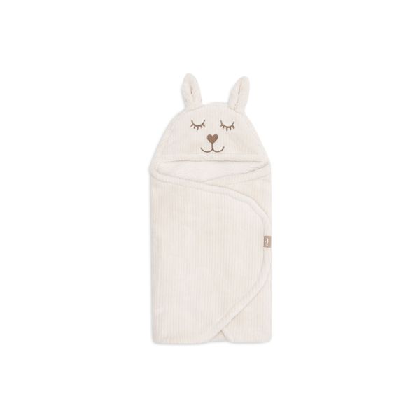 Couverture nomade portefeuille Bunny Cloudy Rib Oatmeal
