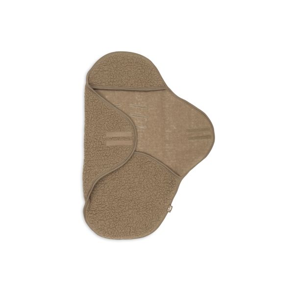 Couverture portefeuille Sherpa Merino Wool - Dark Hazel