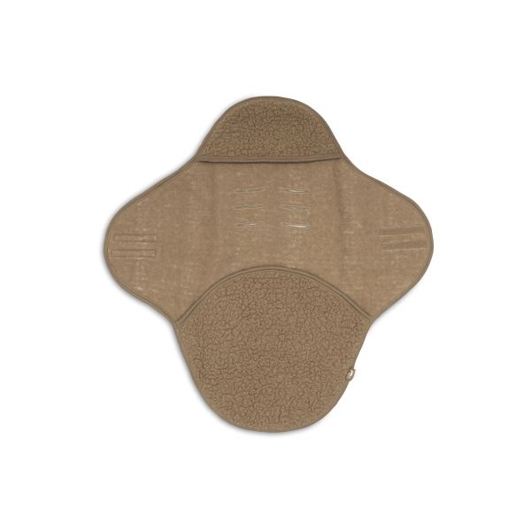 Couverture portefeuille Sherpa Merino Wool - Dark Hazel