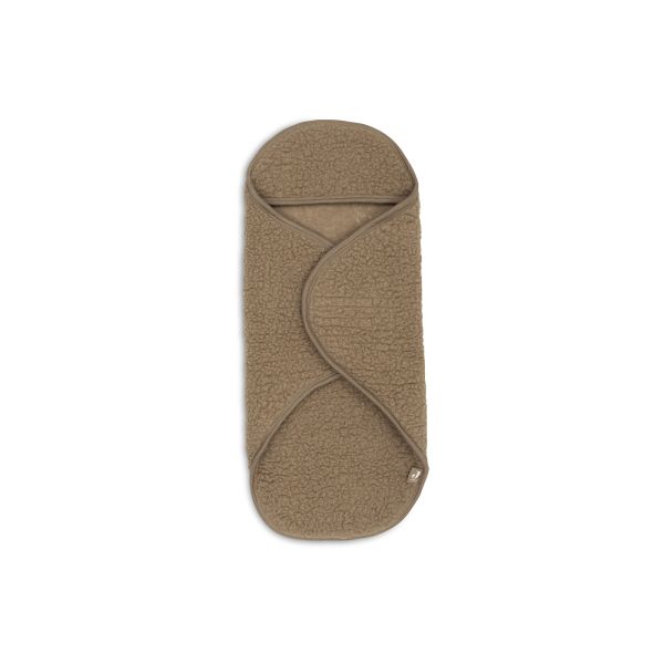 Couverture portefeuille Sherpa Merino Wool - Dark Hazel