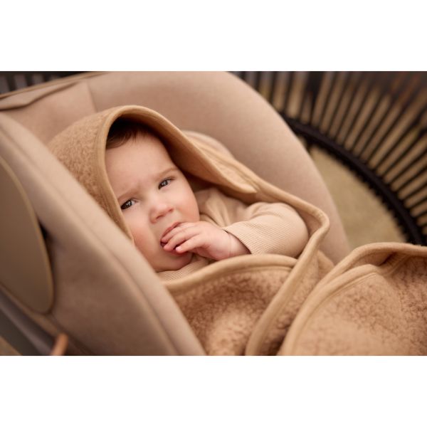 Couverture portefeuille Sherpa Merino Wool - Natural
