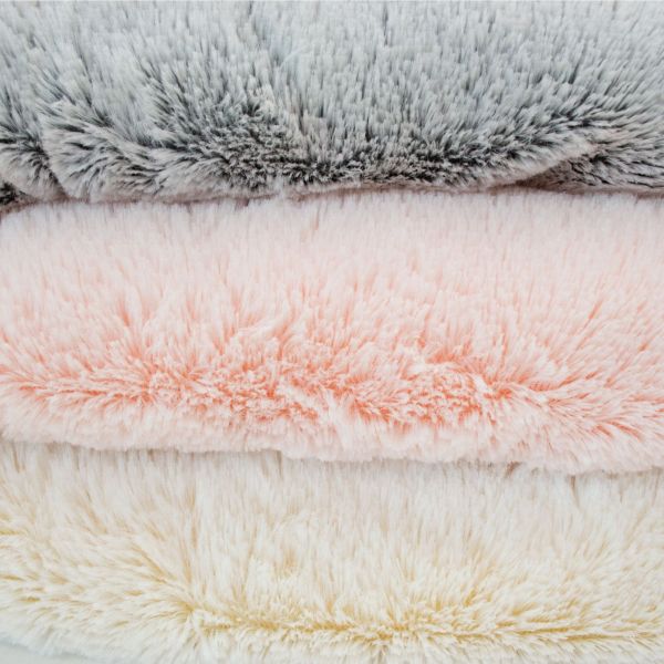 Couverture Microdoux snow doublée Lait fraise