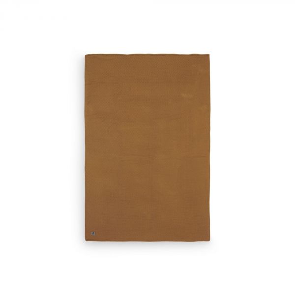 Couverture bébé 75x100 cm Bliss Knit Teddy Caramel