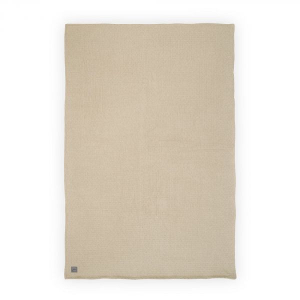 Couverture bébé 75x100 cm Bliss Knit Teddy Nougat
