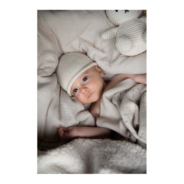 Couverture tricot classic Cashmere beige