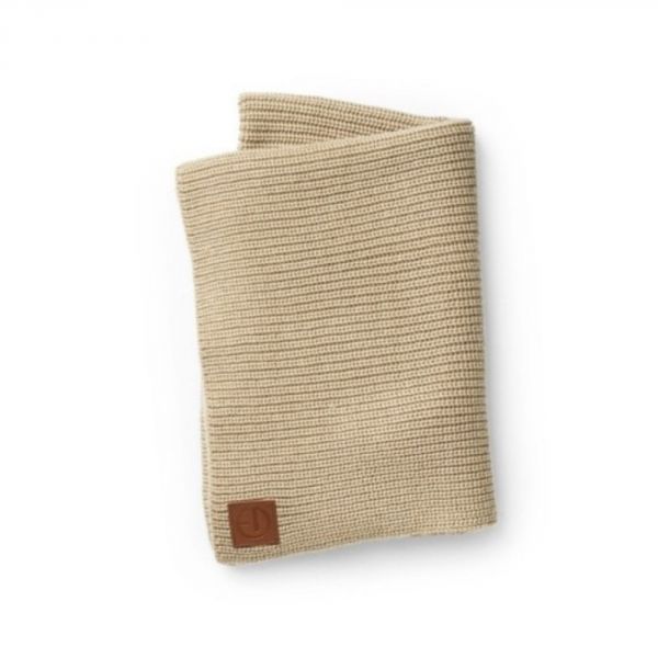Couverture tricot Laine Pure Kaki