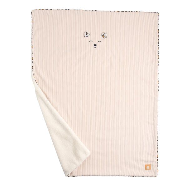 Couverture bébé 75 x 100 cm Léopard velours