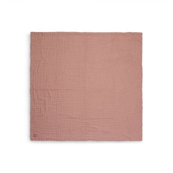 Couverture bébé 75x100 cm Wrinkled coton Rosewood