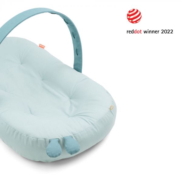 Matelas d'éveil Cozy Lounger avec arche d'activités Raffi Bleu