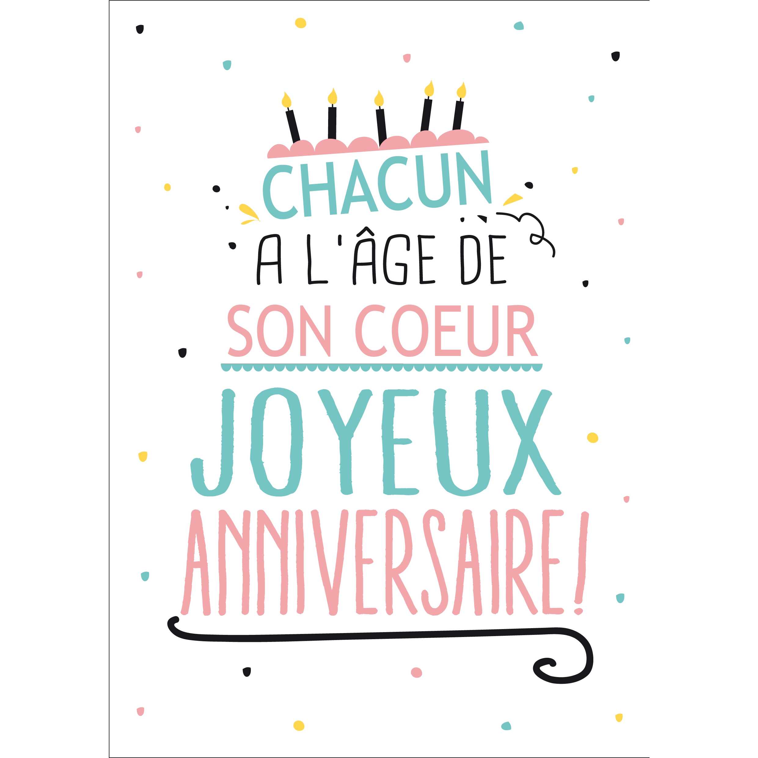 Kiub Carte Postale Typo Anniversaire Made In Bebe Kiub Carte Postale Typo Anniversaire Made In Bebe