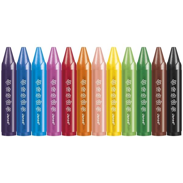 Set de 12 crayons de cire
