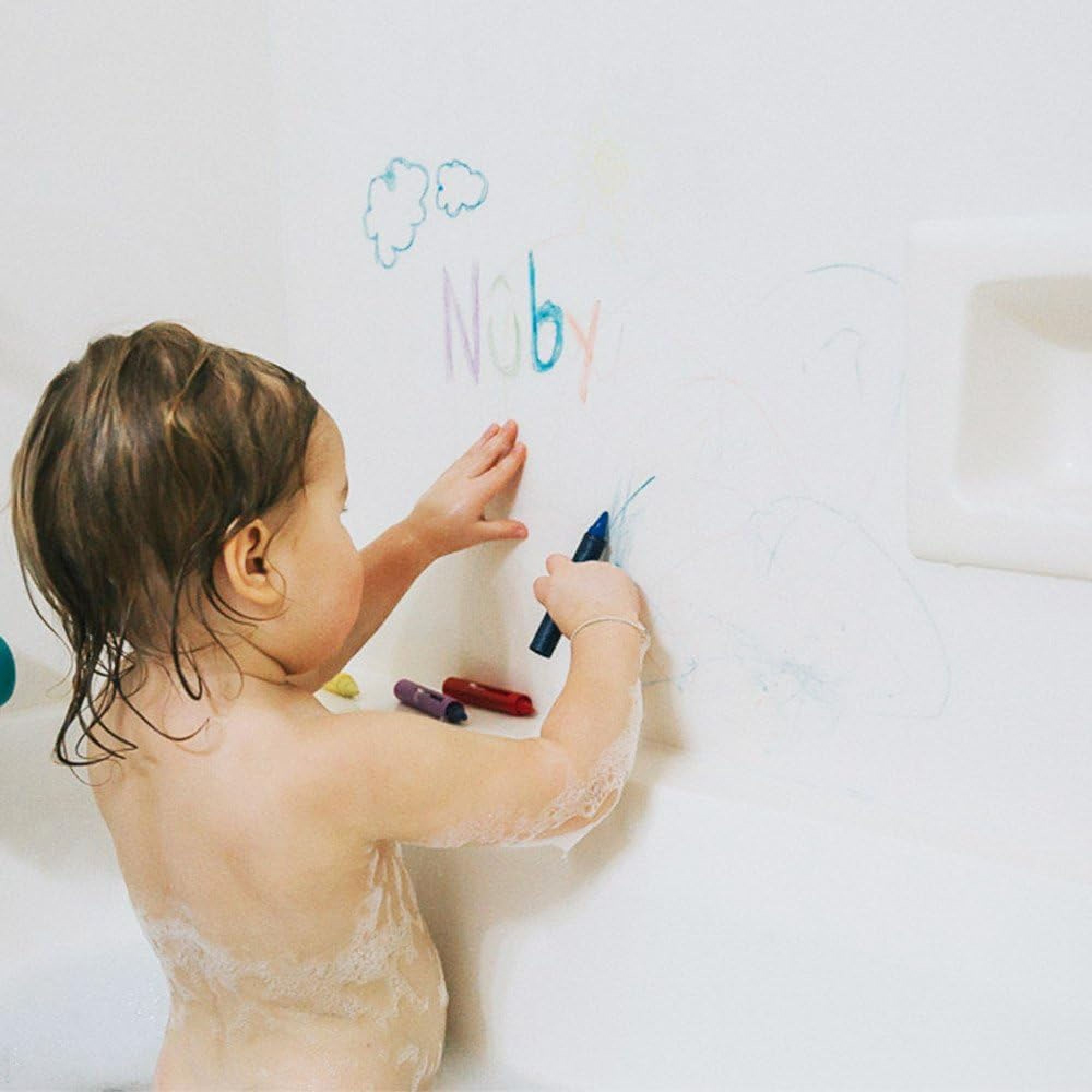 NUBY - CRAYONS POUR LE BAIN POUR BEBES +36M - Bio Pour Bébés