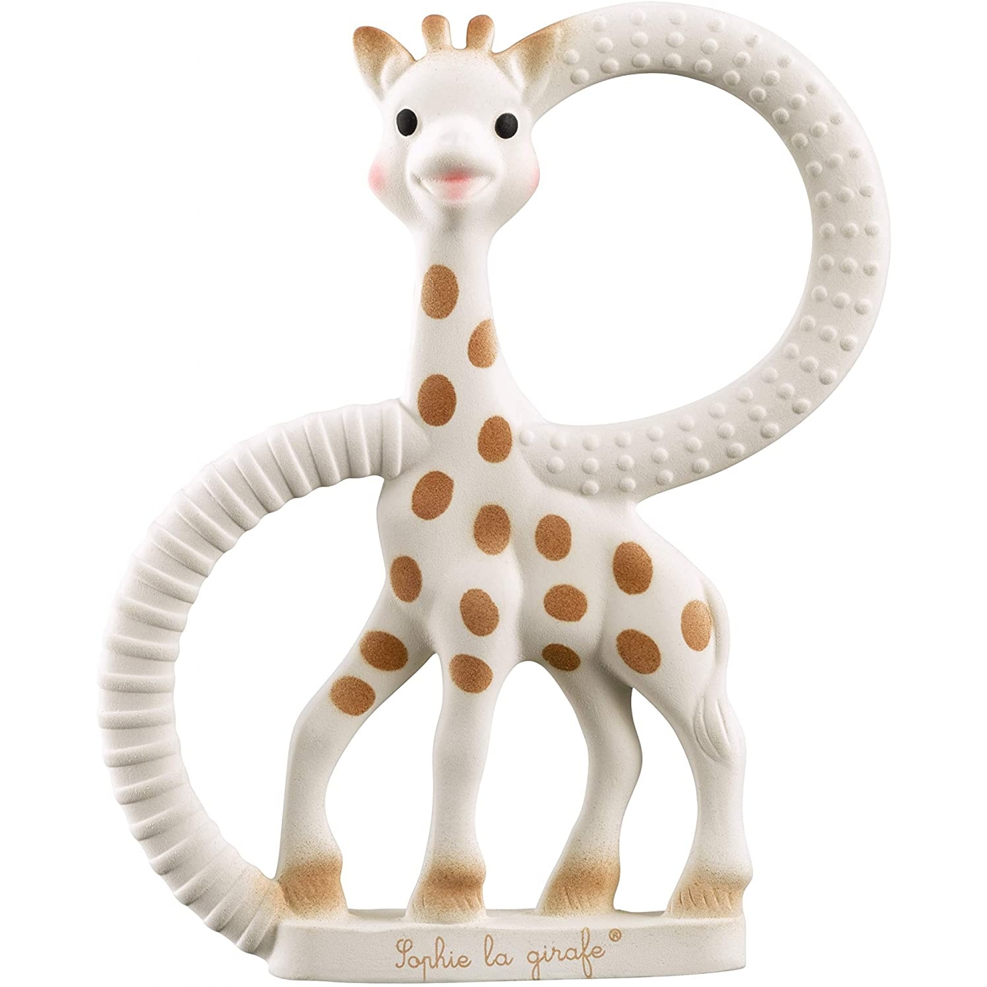 Coffret naissance prêt à offrir Sophie la girafe et anneau de
