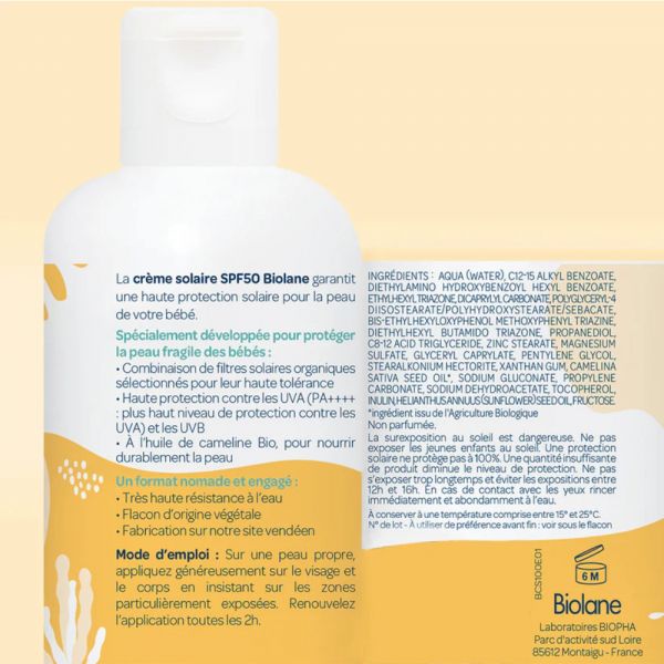 Crème solaire enfant 200ml