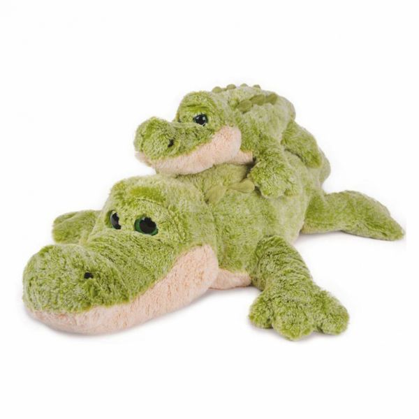 Peluche géante Crocodile vert 70 cm