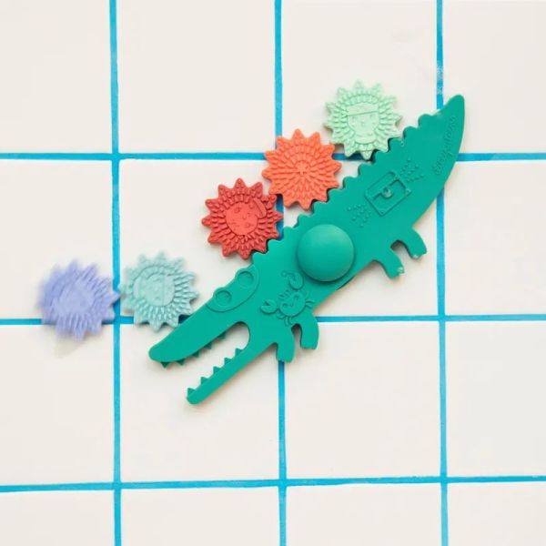 Panneau de bain Jeu d'équilibre balancier crocodile