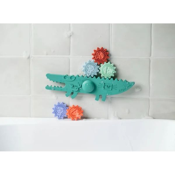 Panneau de bain Jeu d'équilibre balancier crocodile