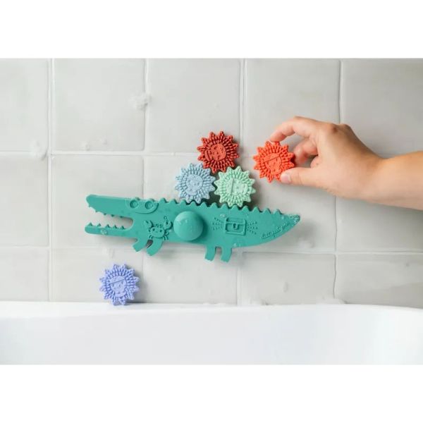 Panneau de bain Jeu d'équilibre balancier crocodile