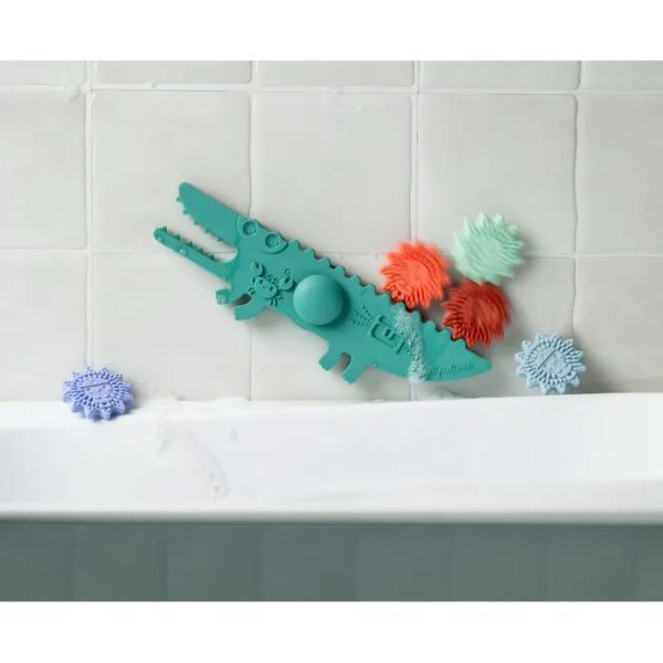 Panneau de bain Jeu d'équilibre balancier crocodile