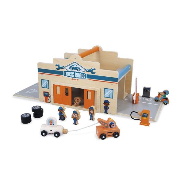 Garage en bois pour enfant Cross Roads